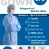 Oro Surgical Gown Disposable - Blue, Large - Image 3
