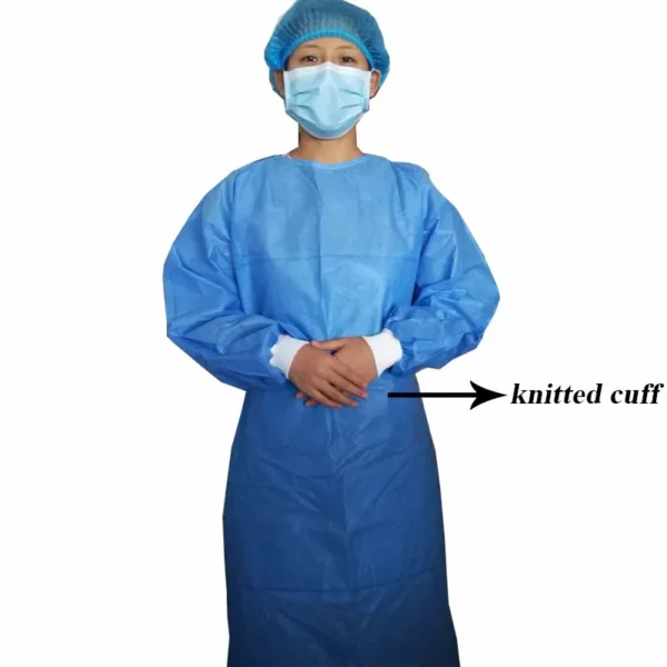 Oro Surgical Gown Disposable - Blue, Large