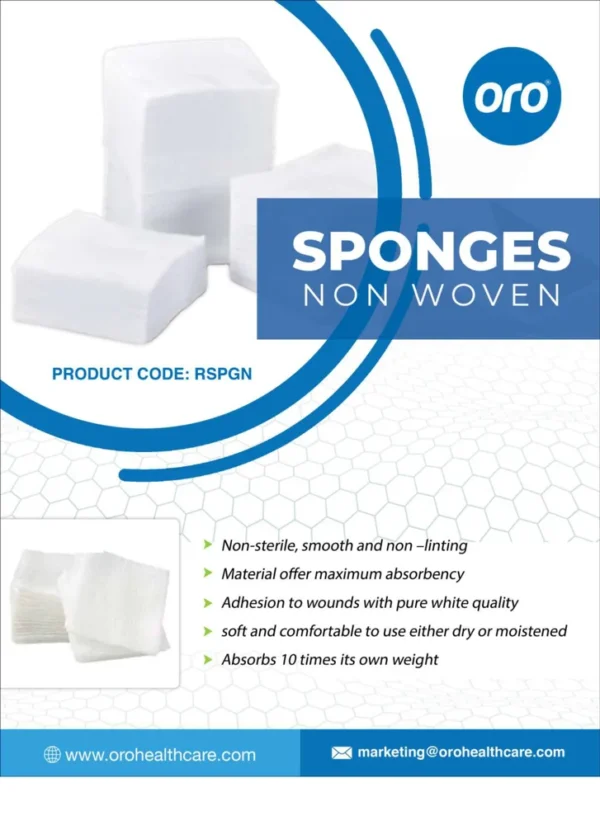 Oro Non-Woven Sponges 2"x2" 4 Ply - Image 2