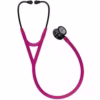 3M Littmann 6178 Cardiology IV Stethoscope, Smoke-Finish Chestpiece, Smoke Stem and Headset, 69 cm, Raspberry Tube - Image 3