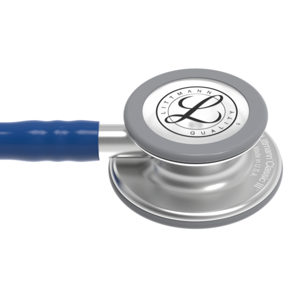 Littmann Classic III Stethoscope, Navy, 5622 - Image 3