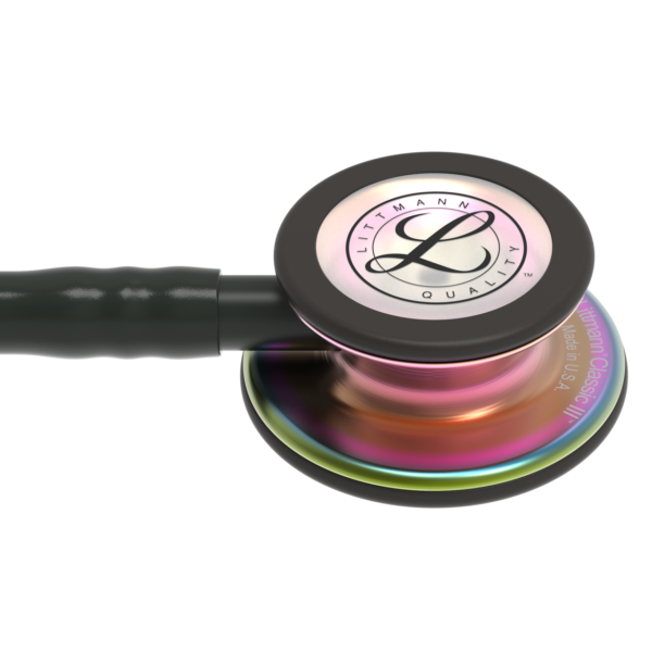 Littmann Classic III Stethoscope, Rainbow Black, 5870 - Image 3