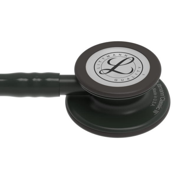 3M™ Littmann® Classic III™ Monitoring Stethoscope - Black Edition (Model 5803) - Image 3