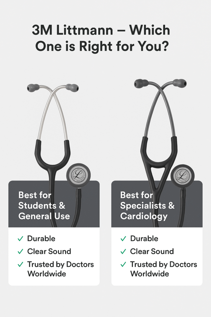 3M Littmann Classic III vs 3M Littmann Cardiology IV – Which One Should You Choose?