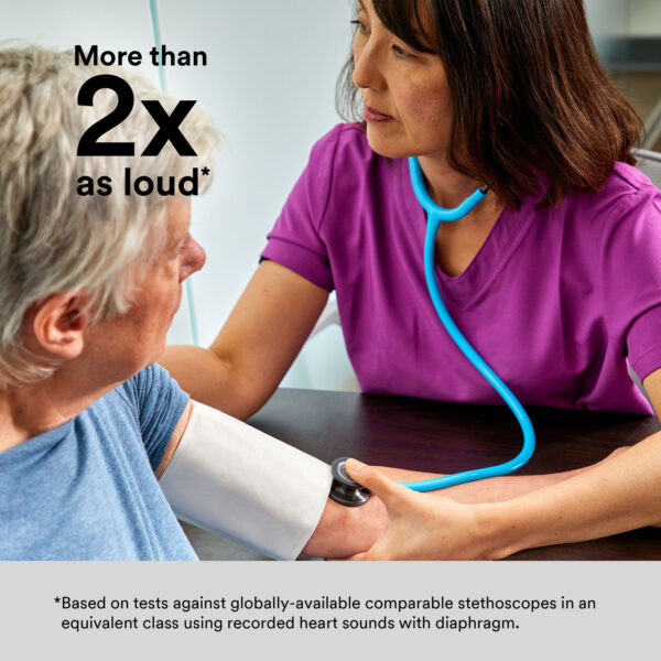 3M™ Littmann® Classic III™ Monitoring Stethoscope - Black Edition (Model 5803) - Image 4